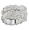 Bvlgari Double Coil Diamond Viper Serpenti Ring -V47080