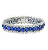 Bvlgari Burma No Heat Sapphire Necklace Earring Bracelet and Ring Suite -V47086