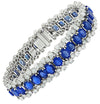 Bvlgari Burma No Heat Sapphire Necklace Earring Bracelet and Ring Suite -V47086