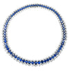 Bvlgari Burma No Heat Sapphire Necklace Earring Bracelet and Ring Suite -V47086