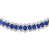 Bvlgari Burma No Heat Sapphire Necklace Earring Bracelet and Ring Suite -V47086