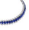 Bvlgari Burma No Heat Sapphire Necklace Earring Bracelet and Ring Suite -V47086