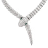 Bvlgari Serpenti Diamond &amp; Emerald Necklace -V47087