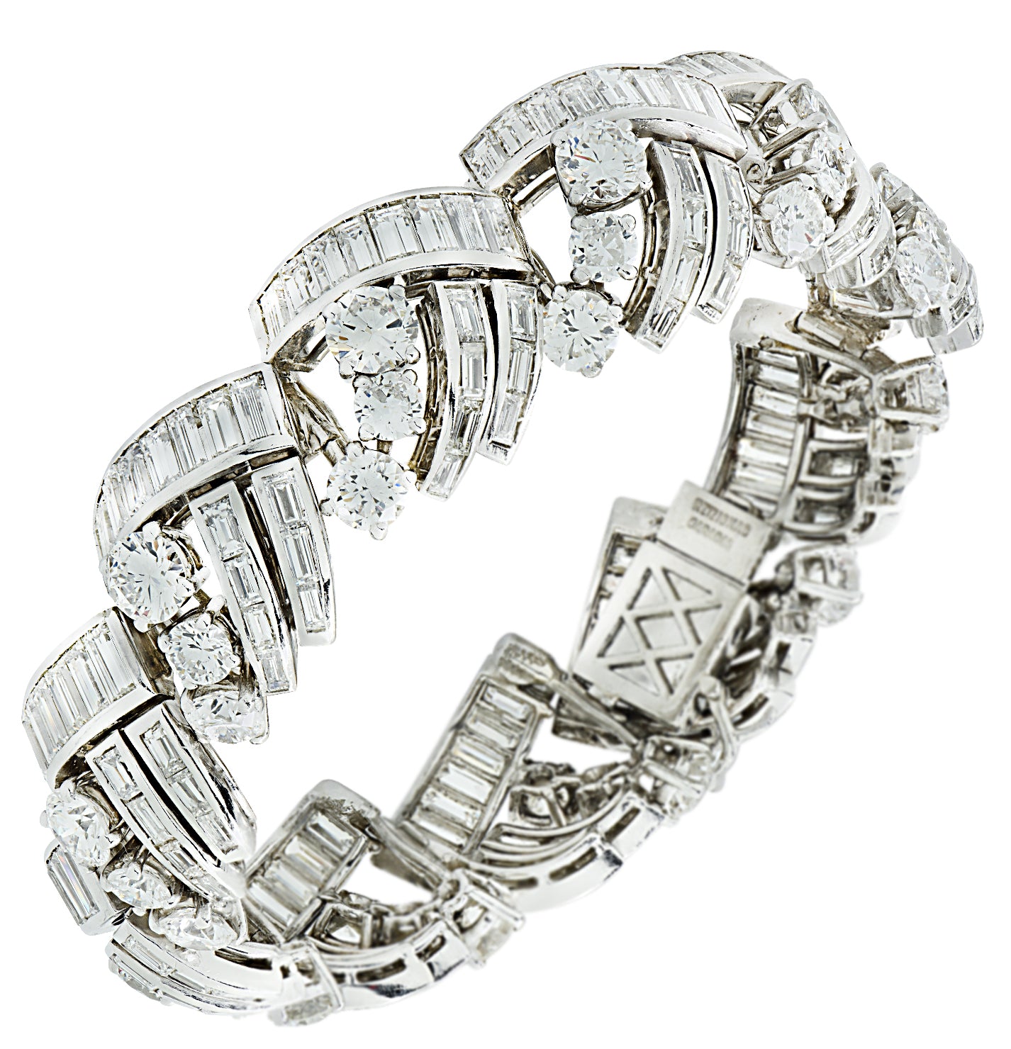 Mid-century 32.2 Carat Diamond Bracelet -V47095