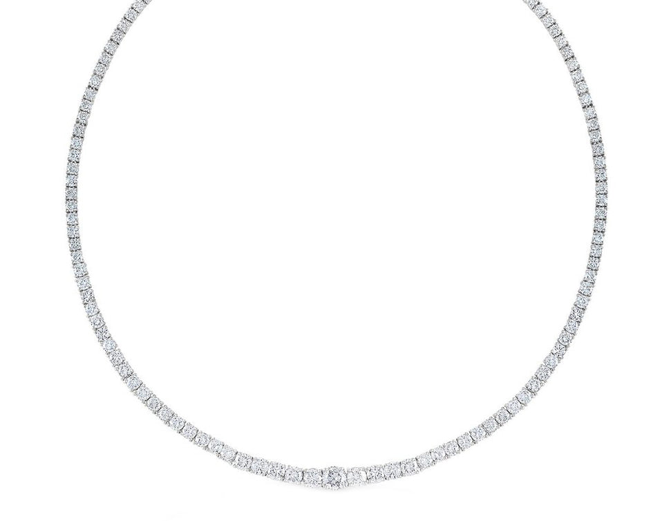 Vivid Diamonds 15 Carat Diamond Riviera Necklace -V47167