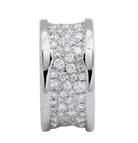Bvlgari BZero Diamond Ring – 2.24ct Round Brilliant Diamonds in 18K White Gold – V47504 Vivid Diamonds