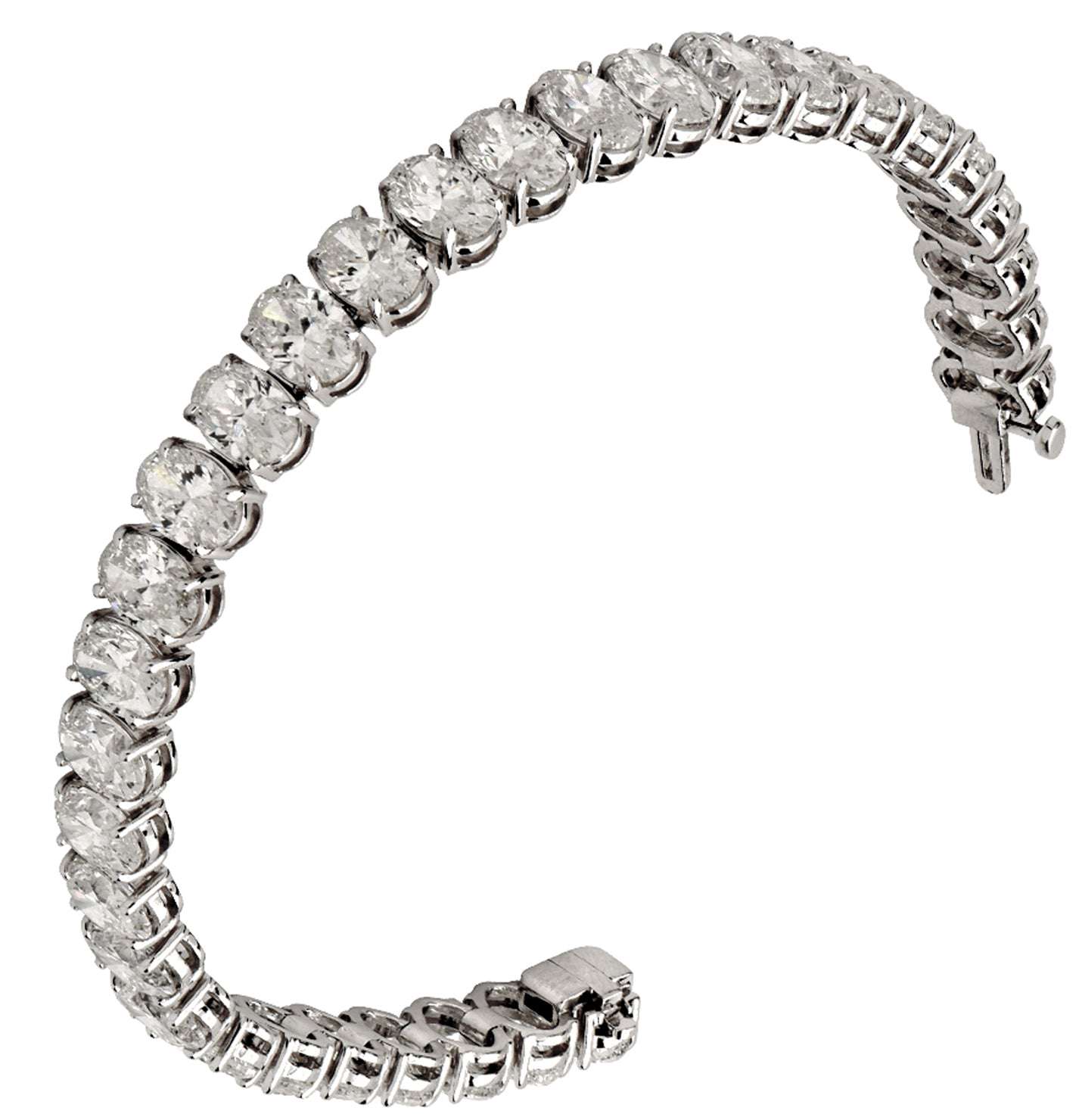 19.52ct Oval Diamond Bracelet - V48257 Vivid Diamonds