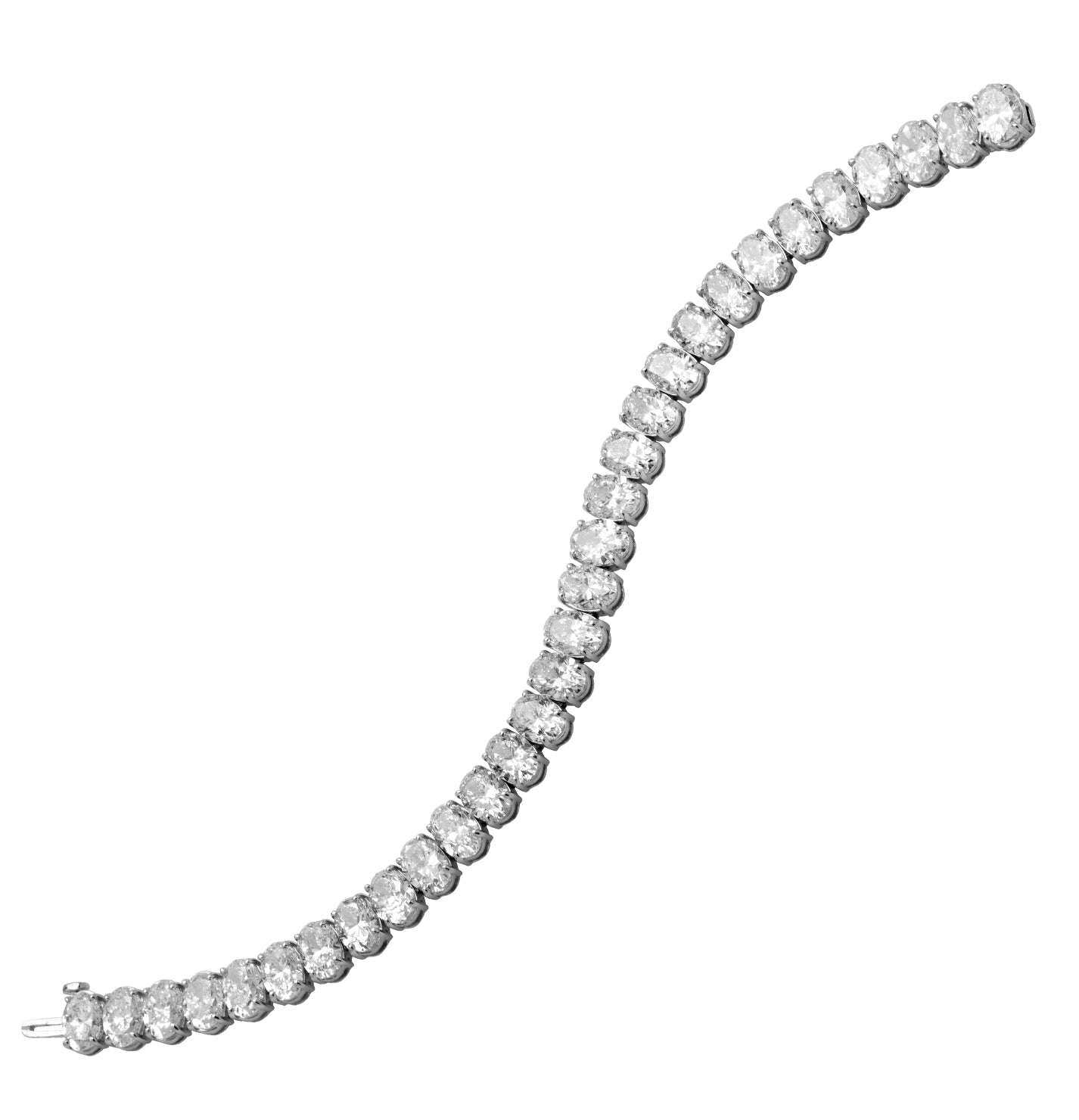 19.52ct Oval Diamond Bracelet - V48257 Vivid Diamonds