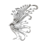 Exquisite 2.50ct Diamond Brooch in 18k White Gold by Vivid Diamonds – An intricate design highlighting the brilliance of diamonds with a sophisticated, luxurious appeal.