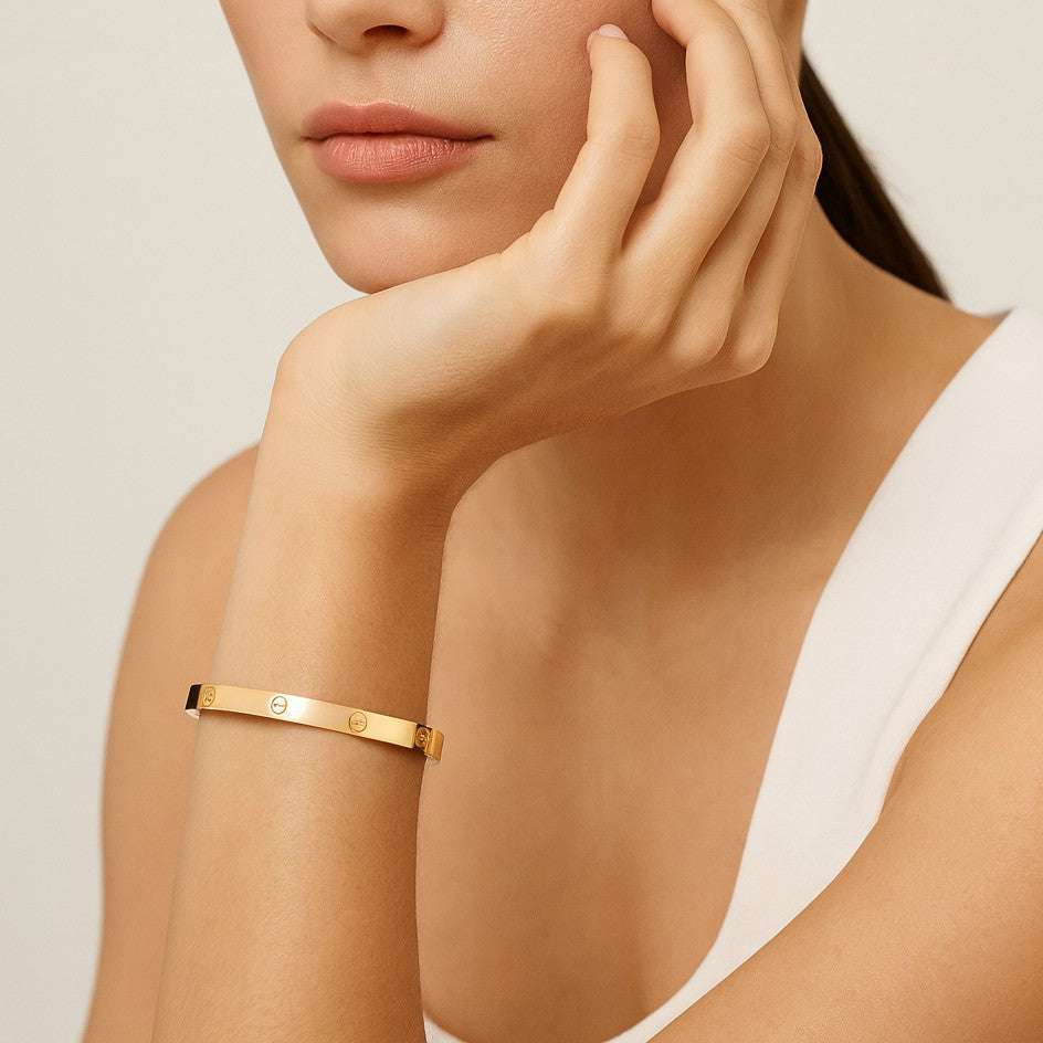18k Rose Gold Cartier Love Bracelet- V51159 | Vivid Diamonds