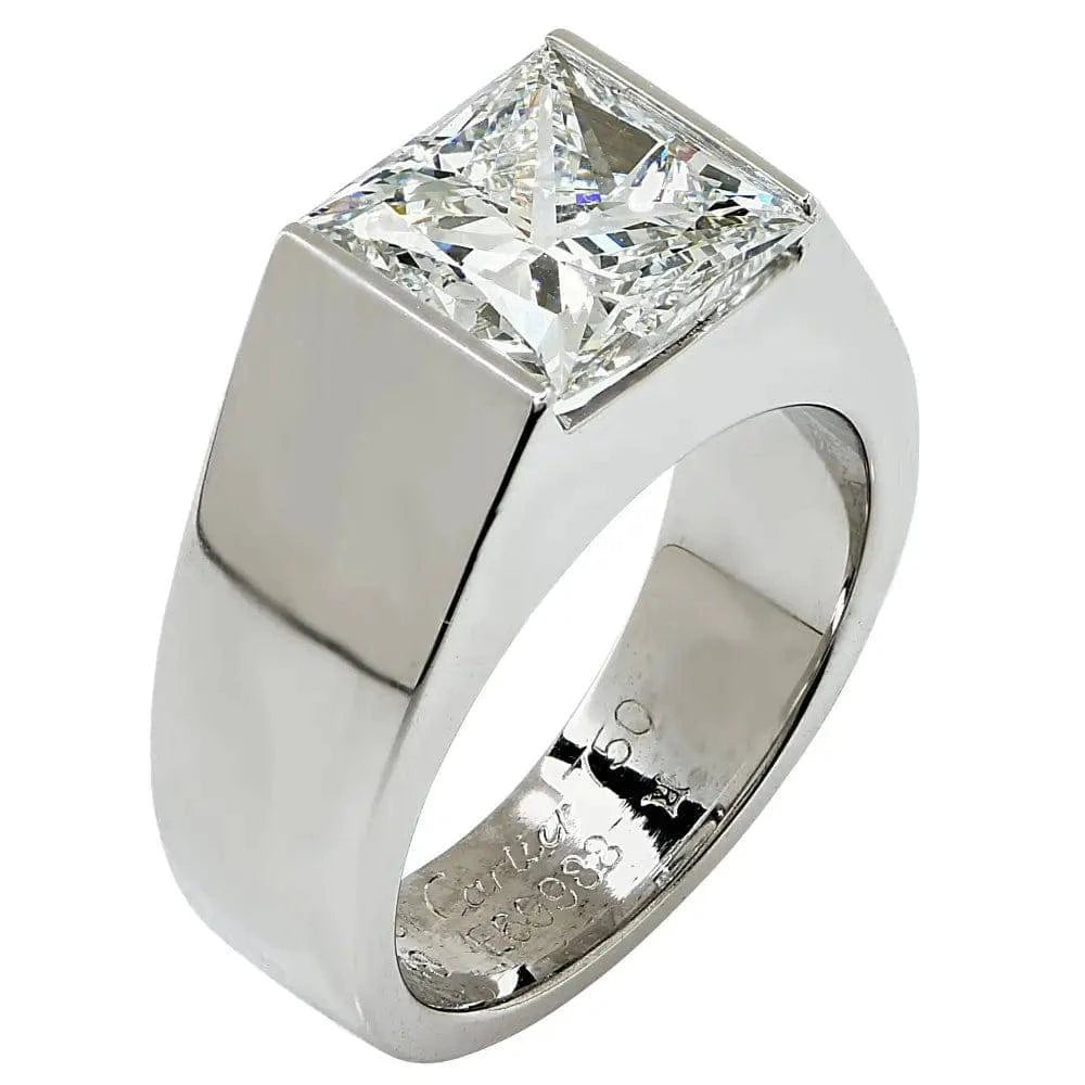 3.02 Carat Cartier Diamond Ring -V18572 - Vivid Diamonds