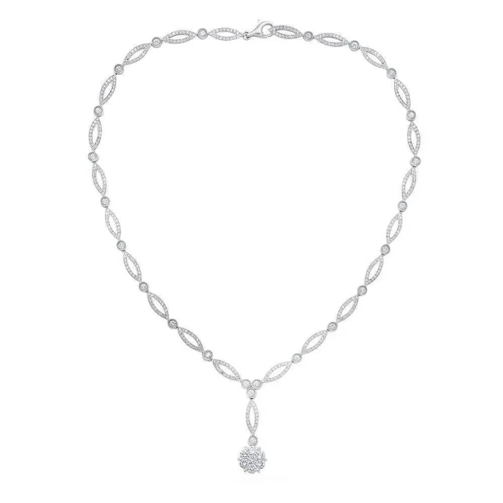 4.1 Carat Diamond Necklace -V47166 - Vivid Diamonds