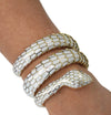 Vivid Diamonds Italian Diamond &amp; Enamel Triple Wrap Snake Bracelet -V43527 - vividdiamonds