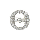 Stunning 5.35CT Art Deco Platinum Brooch featuring 29 Old European Cut Diamonds by Vivid Diamonds, highlighting elegant curves and shimmering brilliance in a timeless vintage style.