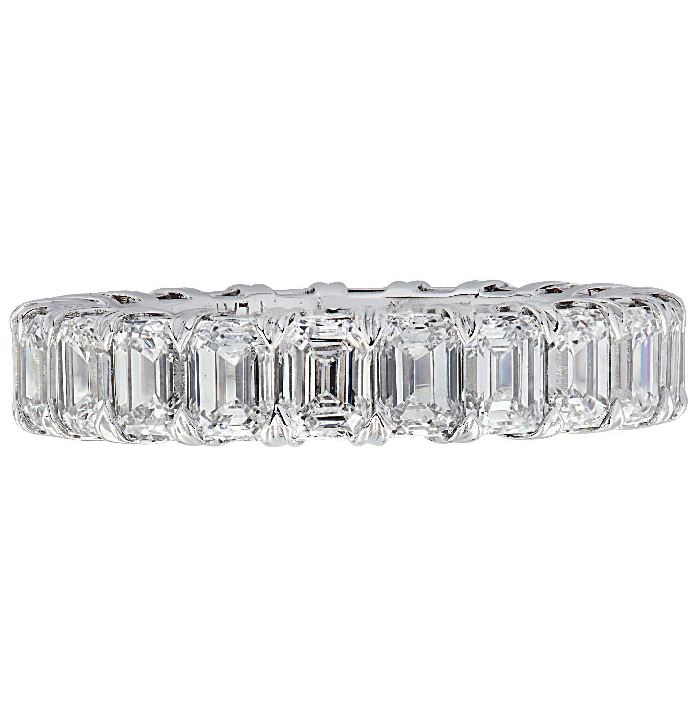 Vivid Diamonds 6.27 Carat Emerald Cut Diamond Eternity Band -V24741 Vivid Diamonds