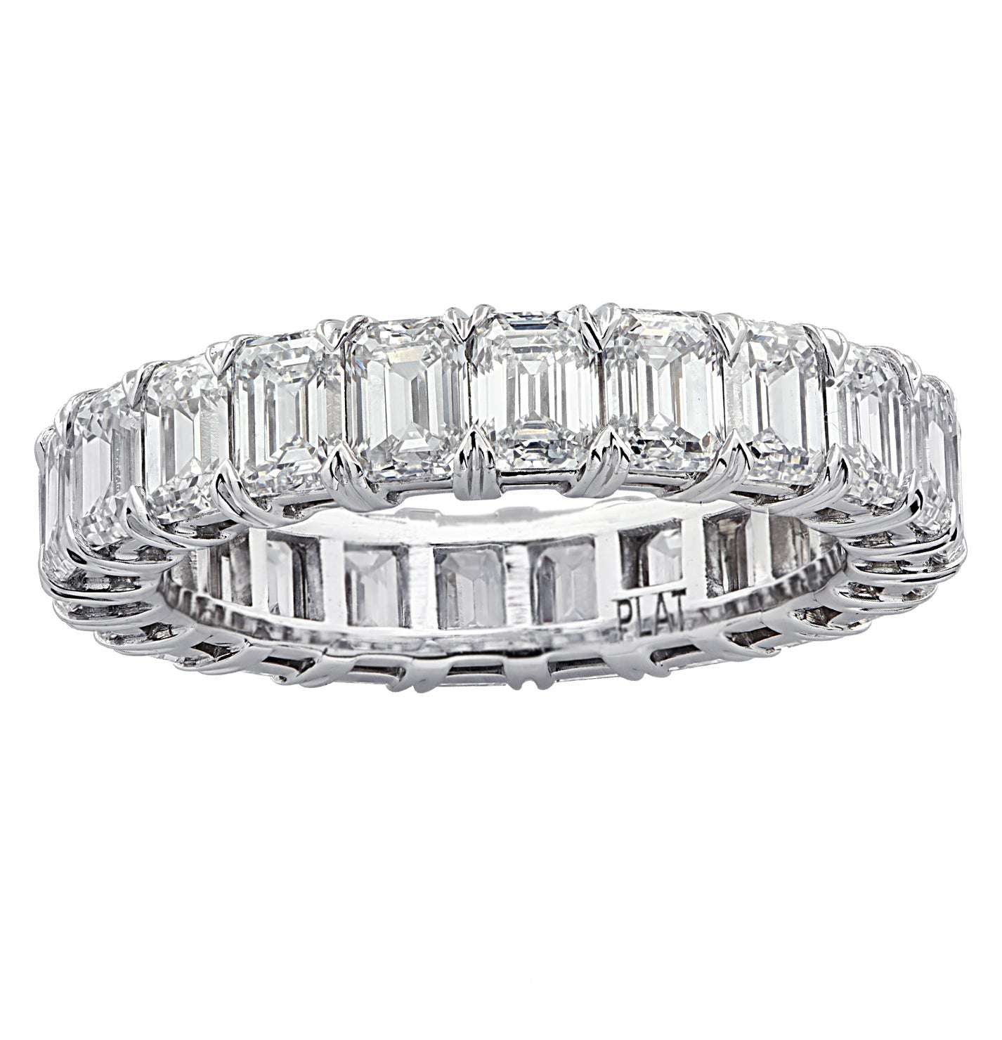Vivid Diamonds 6.27 Carat Emerald Cut Diamond Eternity Band -V24741 Vivid Diamonds