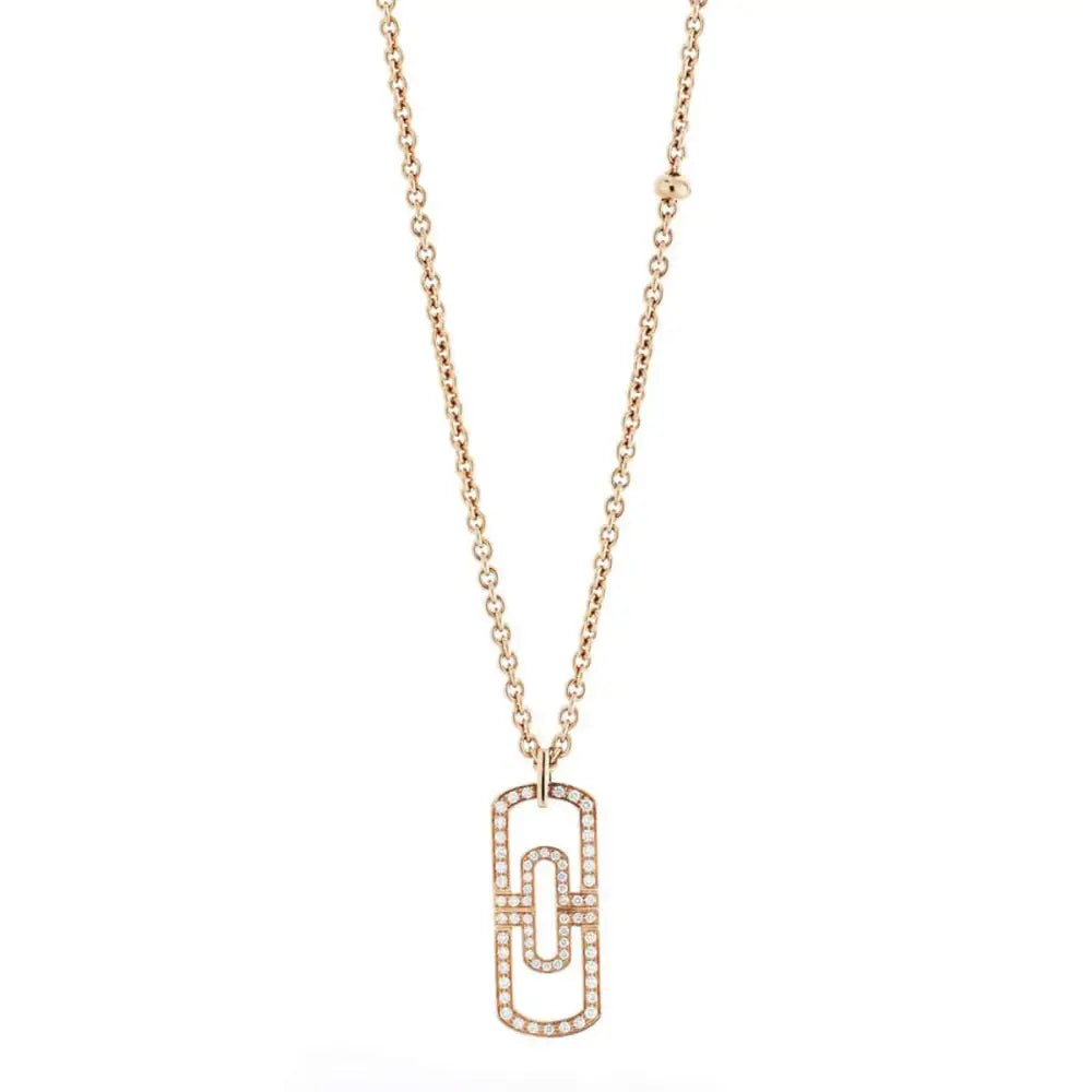 Bvlgari 1.18 Carat Diamond Parentesi Necklace-V43660 - Vivid Diamonds