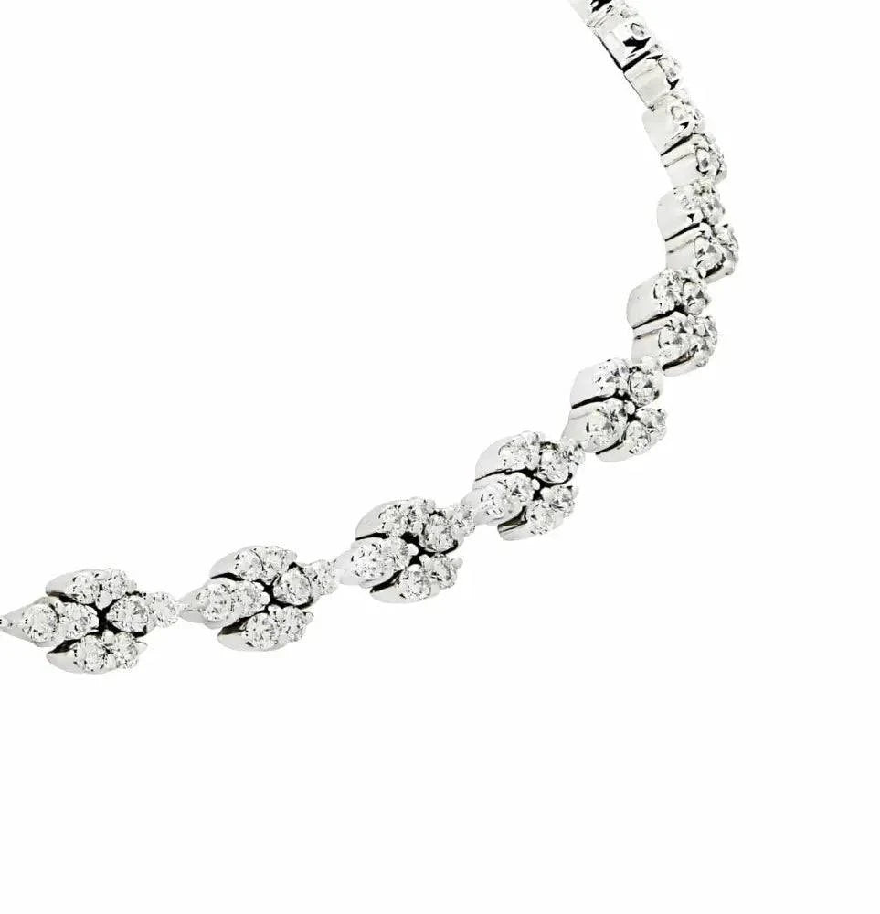 Bvlgari 7.70 Carat Diamond Cluster Link Necklace-V45617