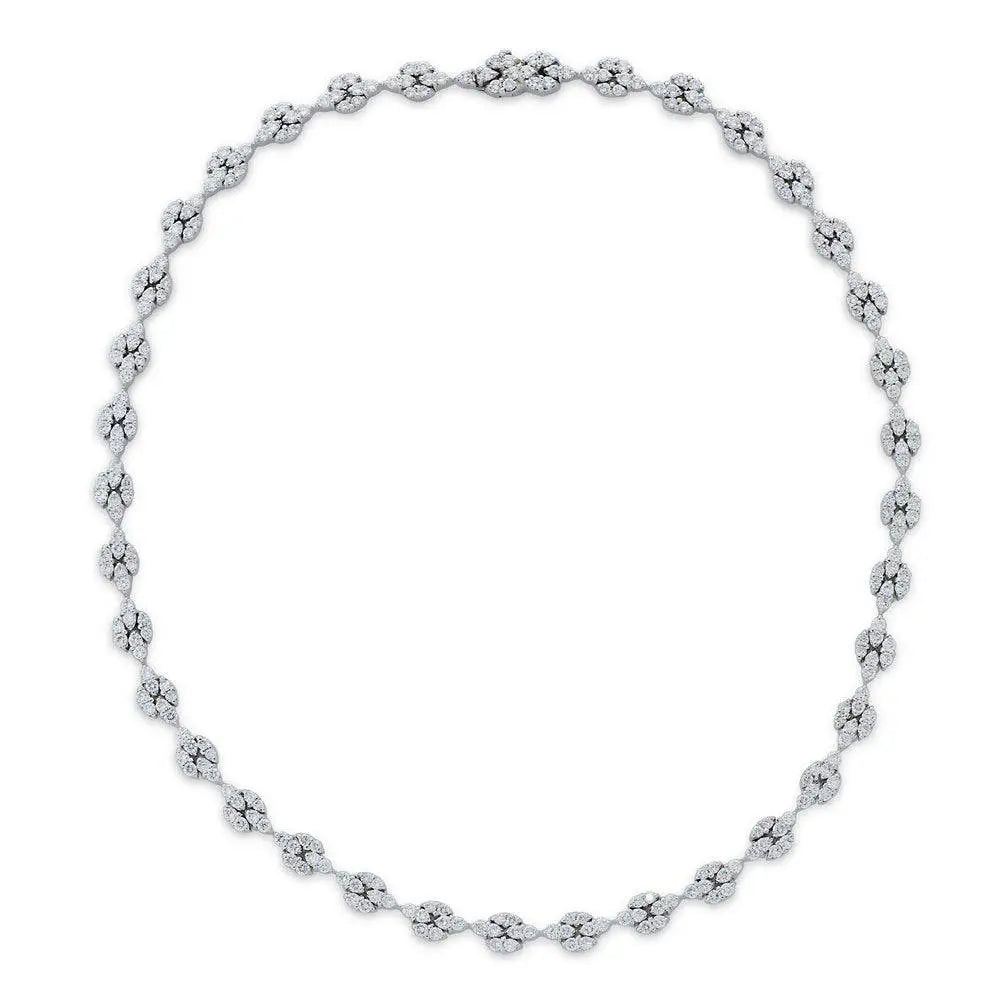 Bvlgari 7.70 Carat Diamond Cluster Link Necklace-V45617