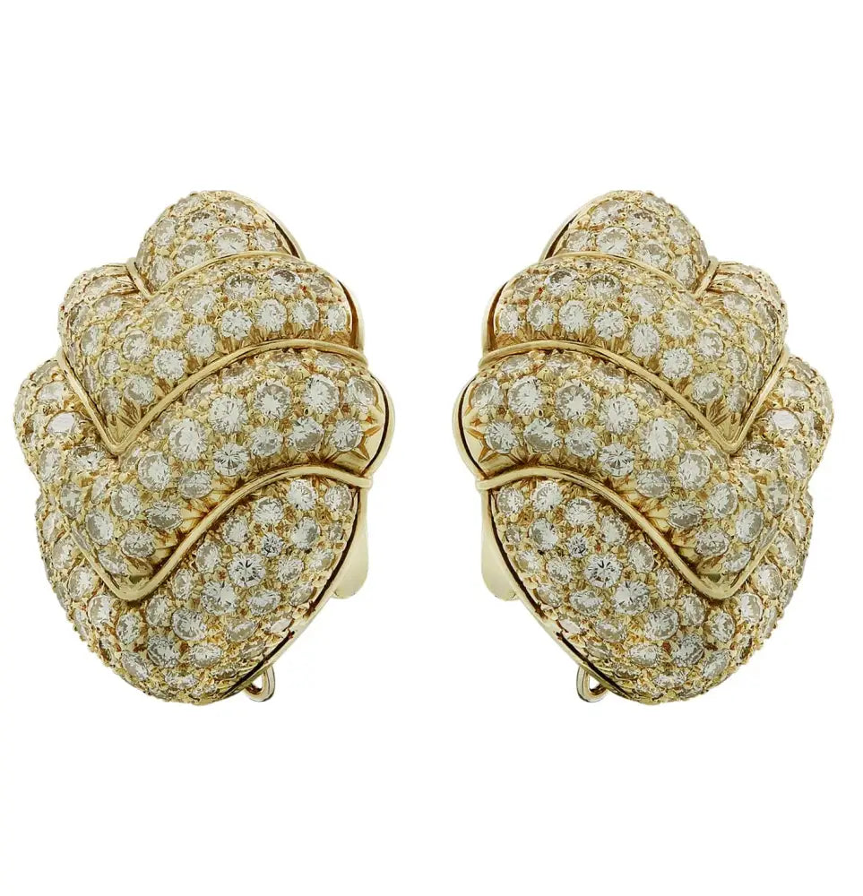 Bvlgari Doppio 8 Carat Diamond Clip On Earrings -V44711