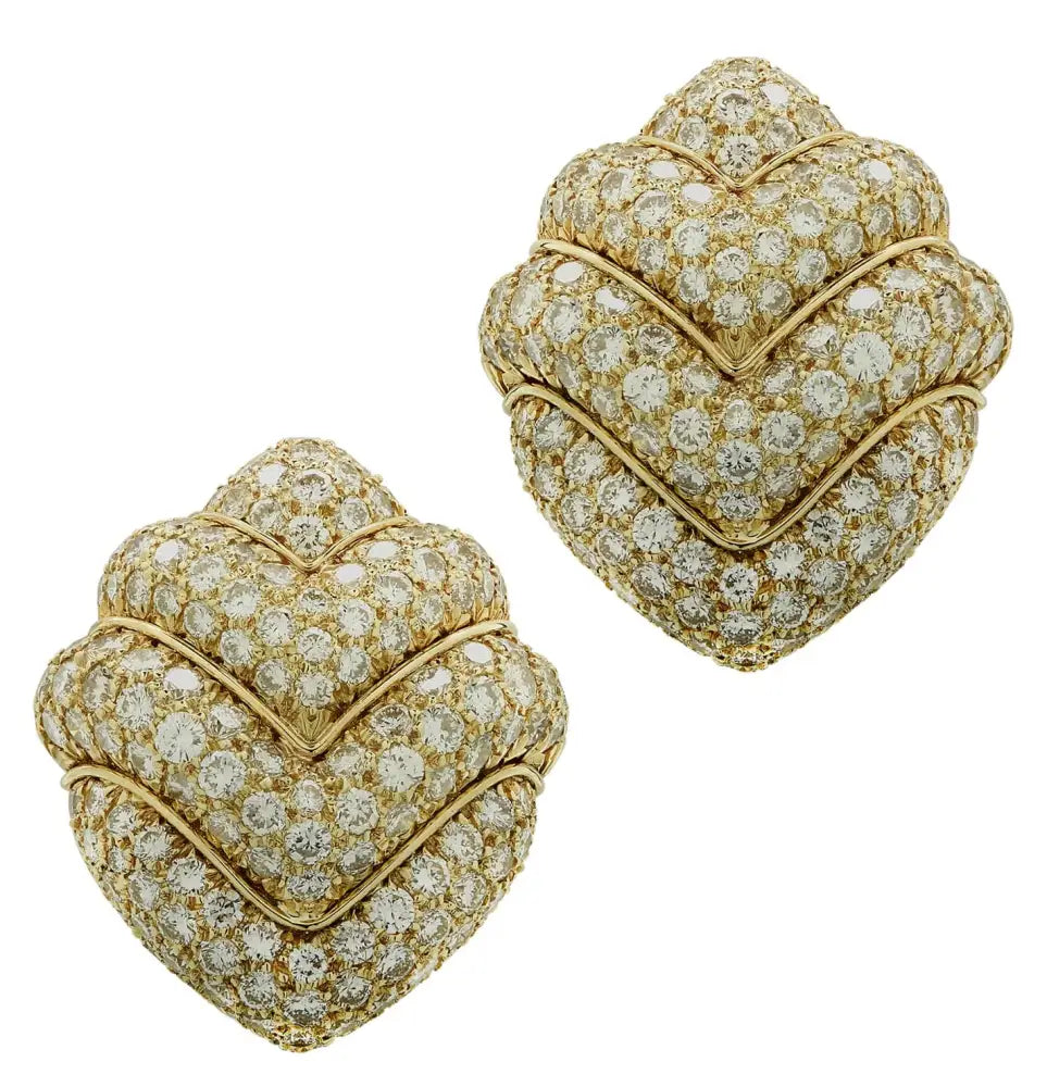 Bvlgari Doppio 8 Carat Diamond Clip On Earrings -V44711