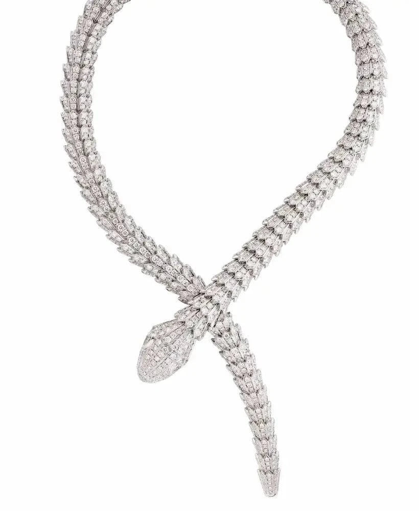 Bvlgari Serpenti Diamond Necklace -V43641 - Vivid Diamonds