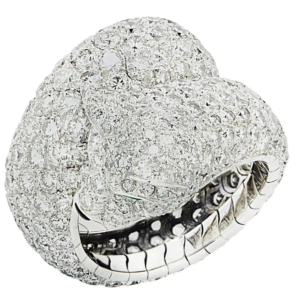 Panthere de Cartier 6.50 Carat Diamond Ring -V46337 - Vivid Diamonds