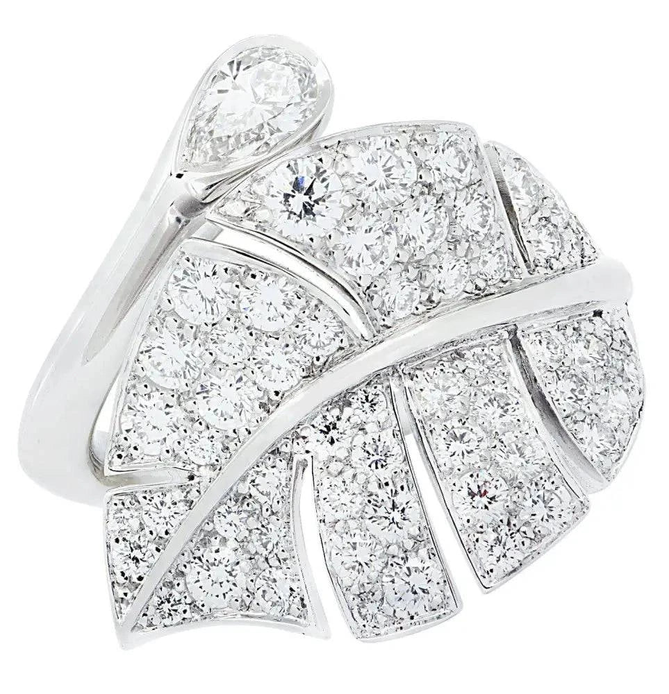 Van Cleef & Arpels Diamond Virevolte Between the Finger Leaf Ring -V46470