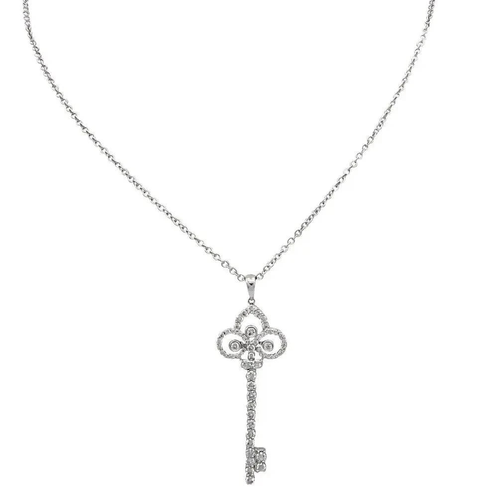 Vivid Diamonds 1.25 Carat Diamond Key Necklace -V32273 - Vivid Diamonds