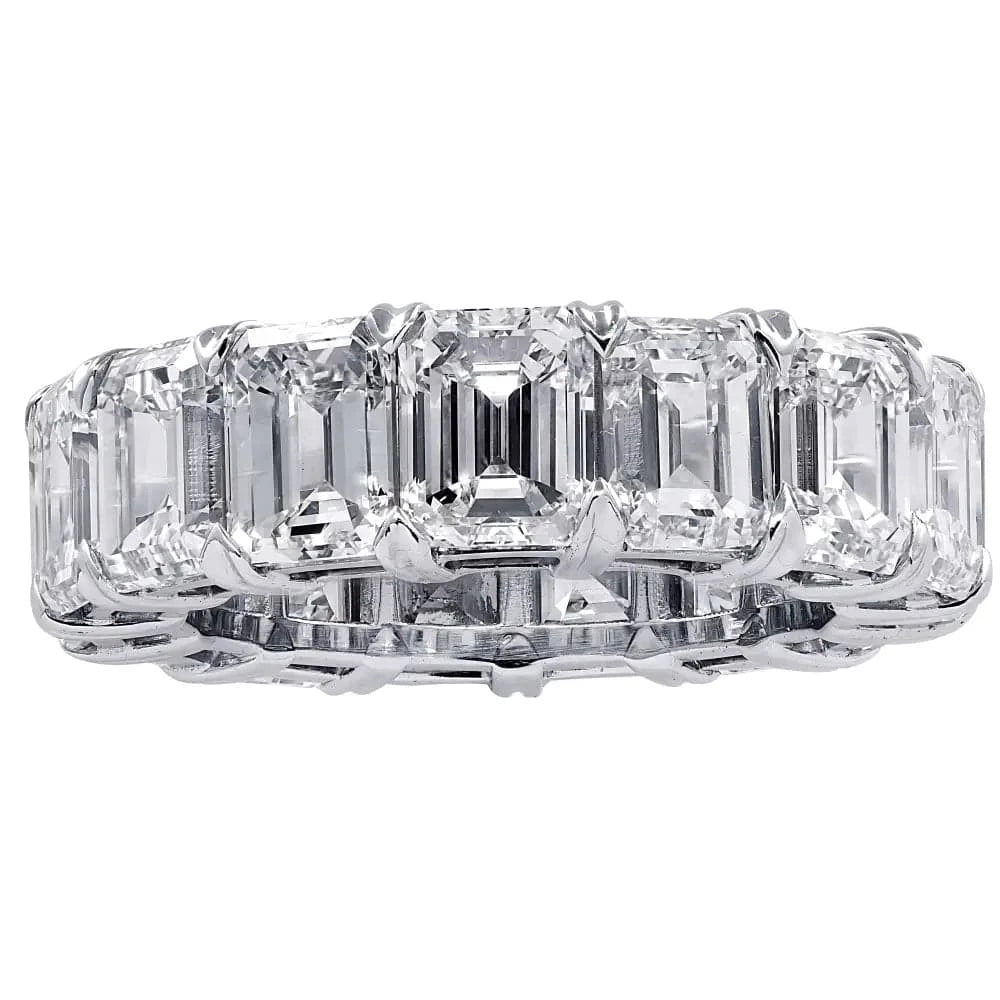 Vivid Diamonds 15.23 Carat Emerald Cut Eternity Band -V25174 - Vivid Diamonds