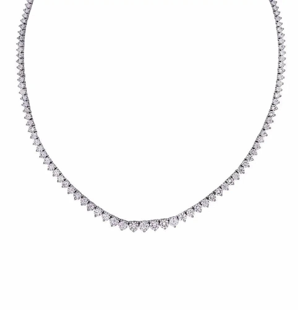 Vivid Diamonds 15.68 Carat Riviere Necklace -V41983 - Vivid Diamonds