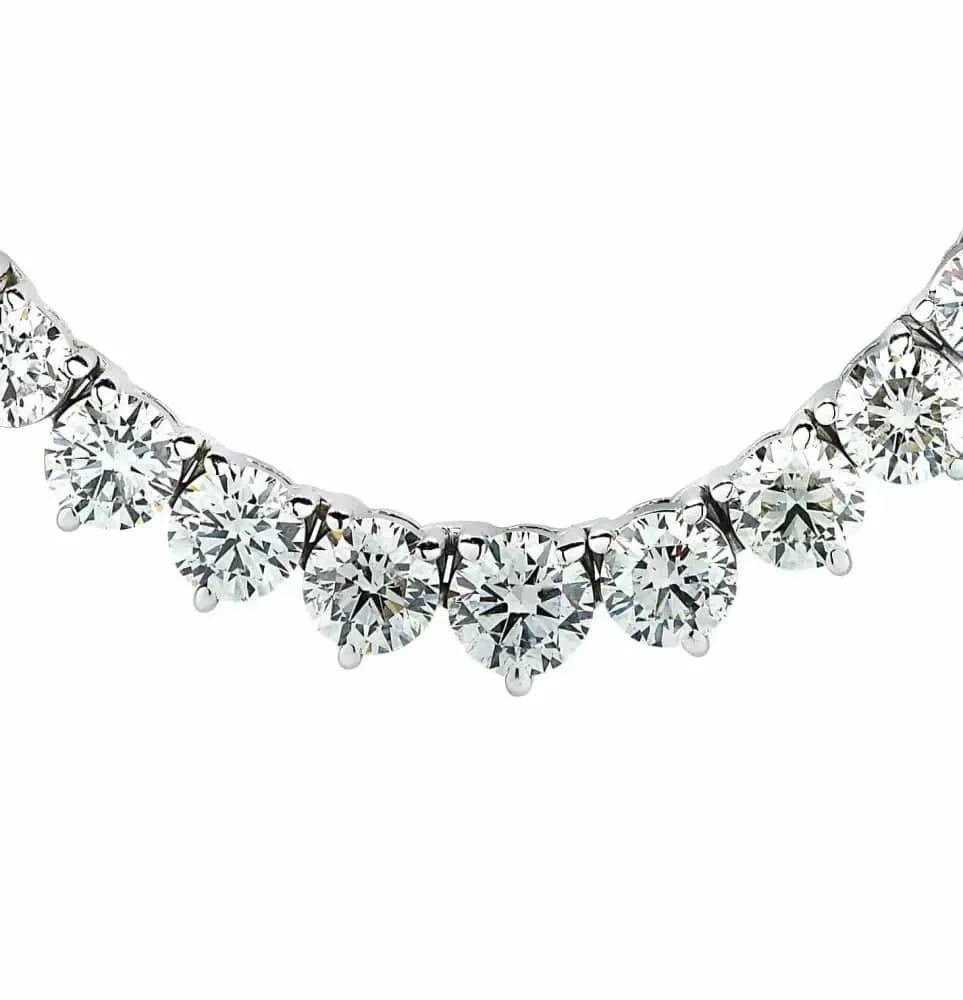 Vivid Diamonds 15.68 Carat Riviere Necklace -V41983 - Vivid Diamonds