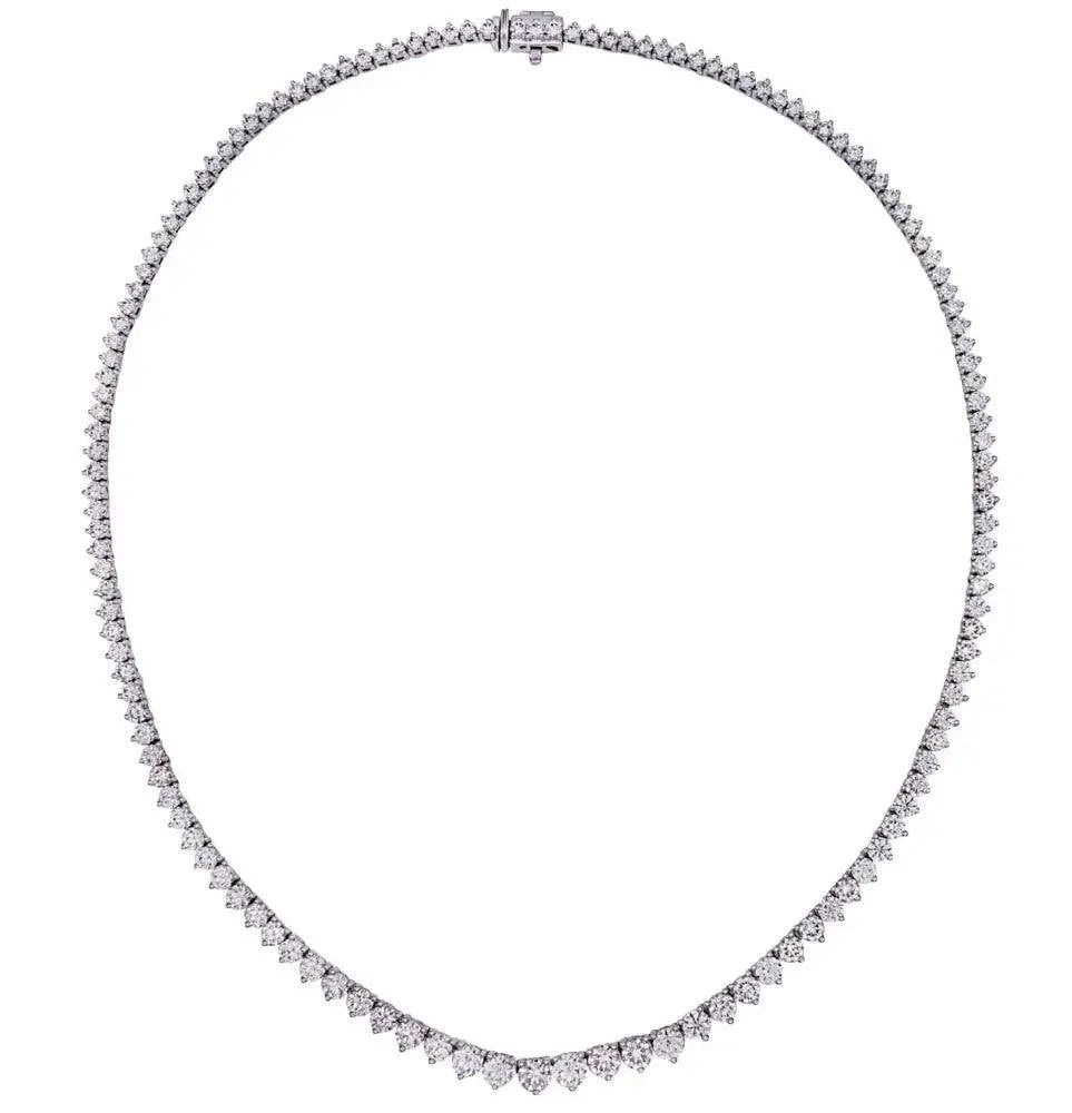 Vivid Diamonds 15.68 Carat Riviere Necklace -V41983 - Vivid Diamonds