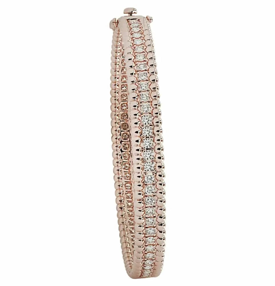 Vivid Diamonds 2.79 Carat Diamond Bangle Bracelet -V35637 - Vivid Diamonds