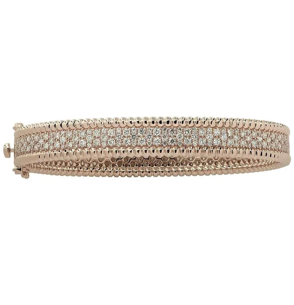 Vivid Diamonds 2.87 Carat Diamond Bangle Bracelet -V37649 - Vivid Diamonds