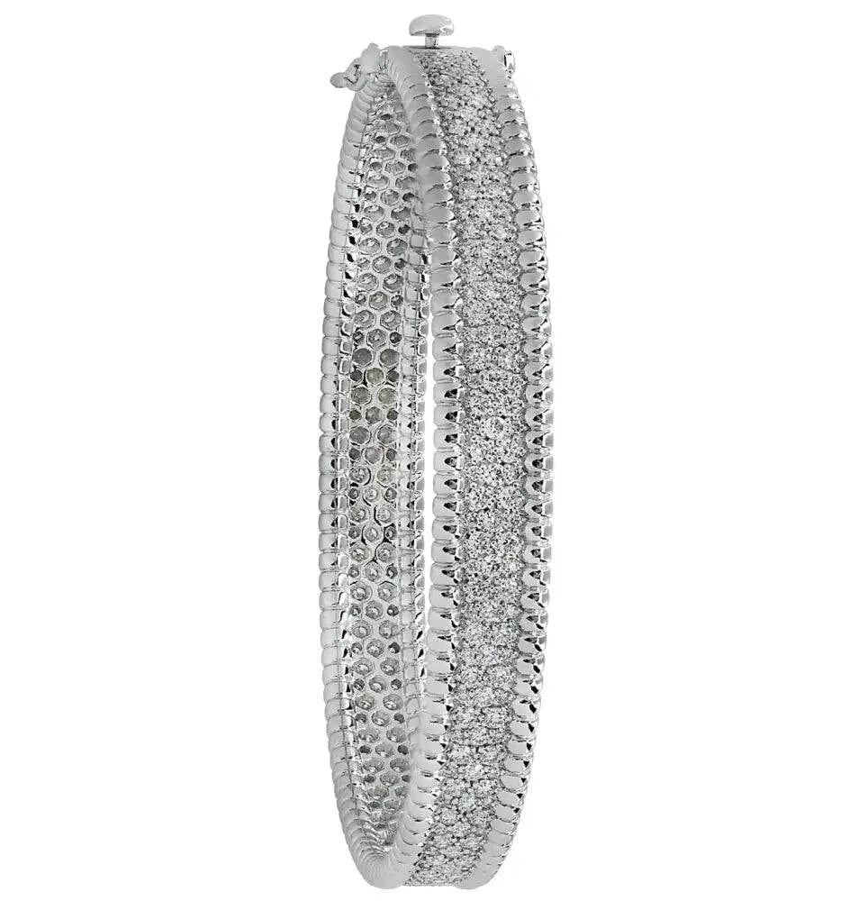 Vivid Diamonds 2.88 Carat Diamond Bangle Bracelet -V37490 - Vivid Diamonds
