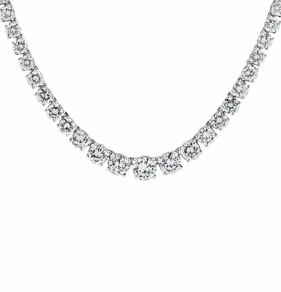 Vivid Diamonds 23.19 Carat Diamond Riviera Necklace -V46052