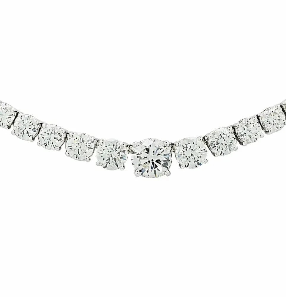 Vivid Diamonds 24.88 Carat Diamond Riviera Necklace - V46394