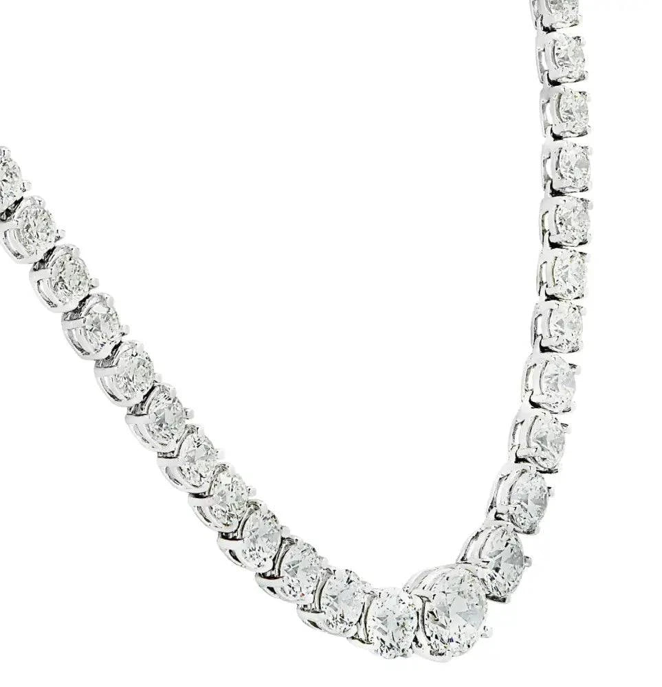 Vivid Diamonds 24.88 Carat Diamond Riviera Necklace - V46394