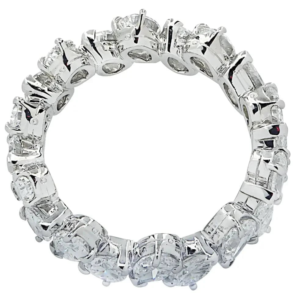 Vivid Diamonds 3.29ct Pear Shape Diamond Eternity Band -V41641 - Vivid Diamonds