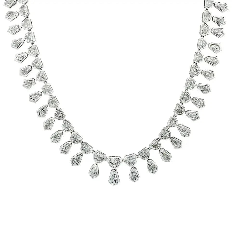 Vivid Diamonds 35.51 Carat Diamond Necklace - V39118