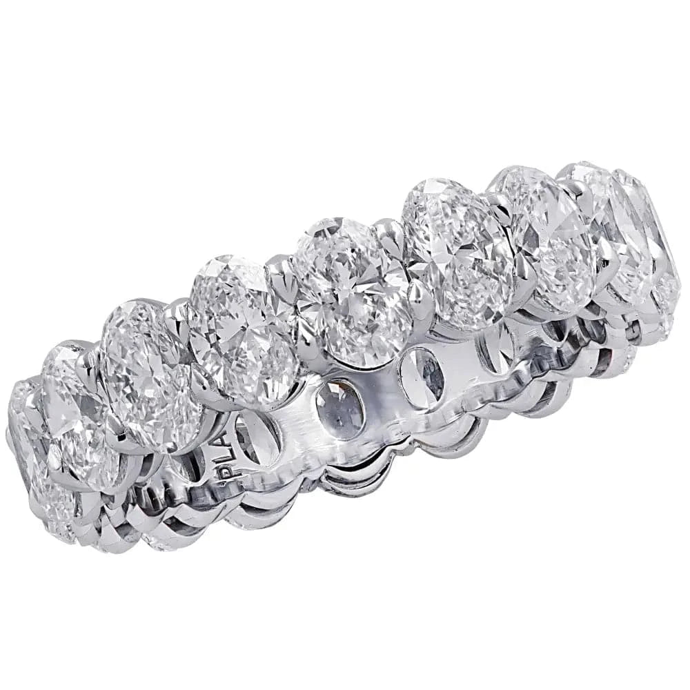 Vivid Diamonds 4.43 Carat Oval Cut Diamond Eternity Band -V25121 - Vivid Diamonds