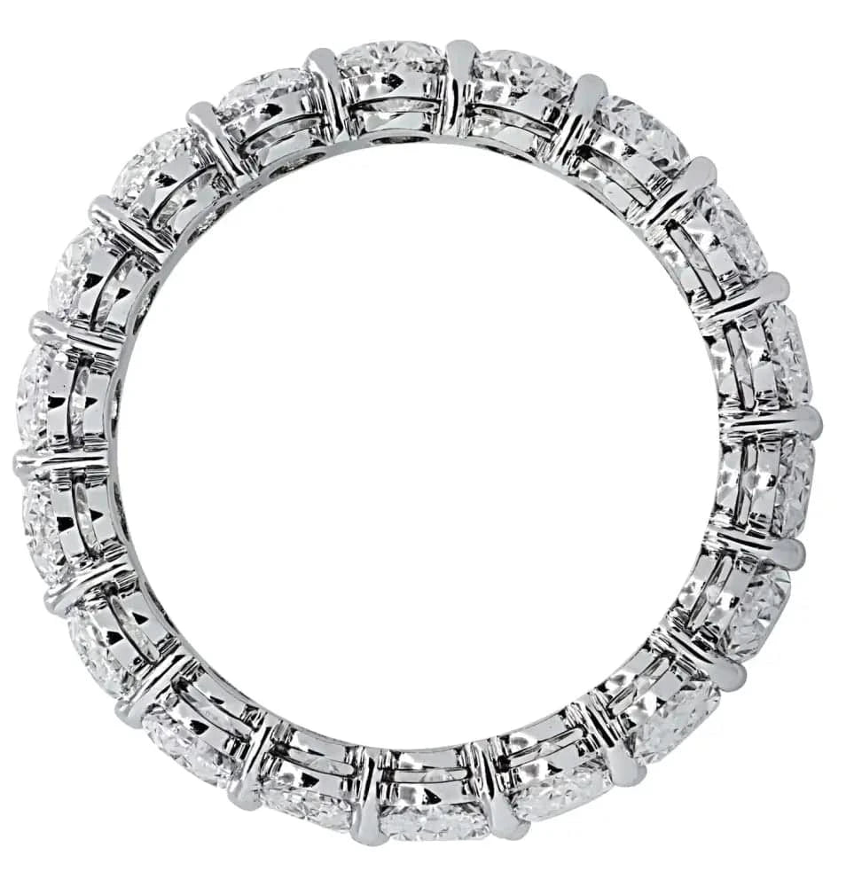 Vivid Diamonds 4.96 Carat Oval Diamond Eternity Band-V30207 - Vivid Diamonds