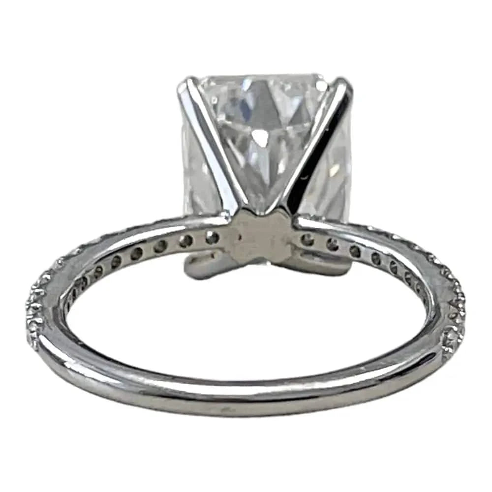 Vivid Diamonds 5.05 Carat Radiant Cut Diamond Engagement Ring - V42188 - Vivid Diamonds