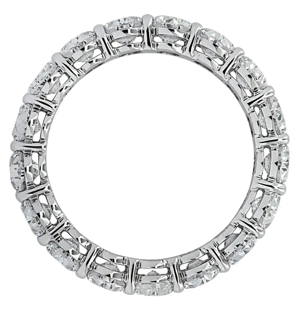 Vivid Diamonds 5.32 Carat Oval Cut Diamond Eternity Band - V31369