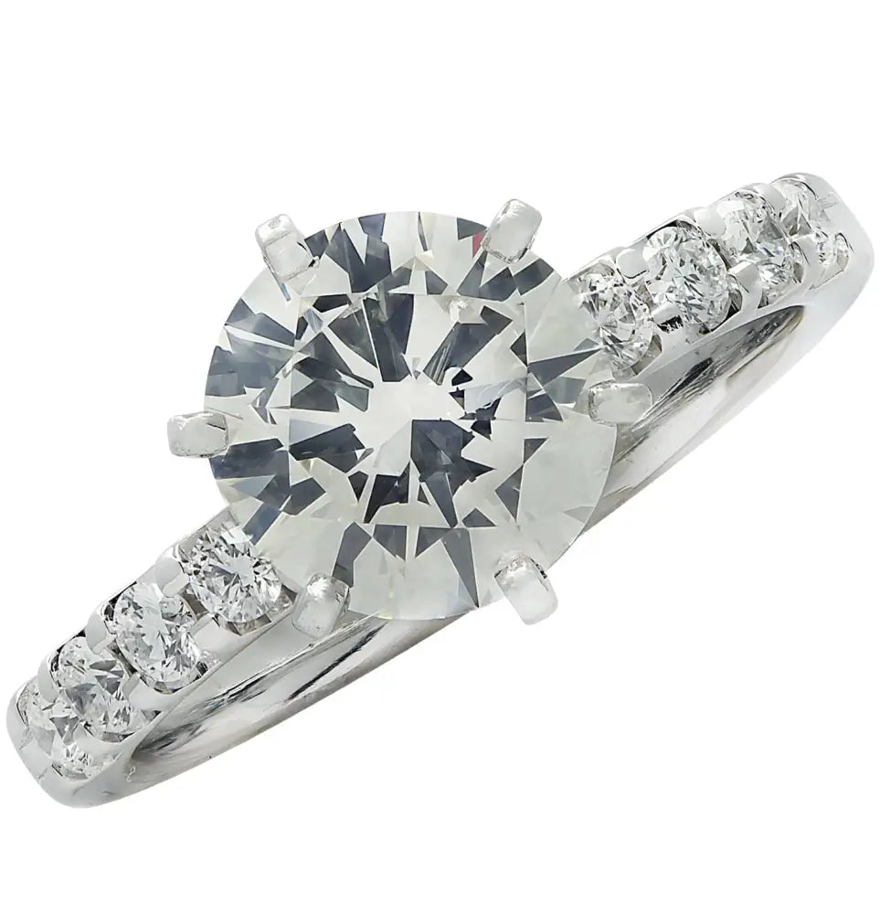 Vivid Diamonds GIA Certified 1.51 Carat Diamond Engagement Ring -V38895 - Vivid Diamonds