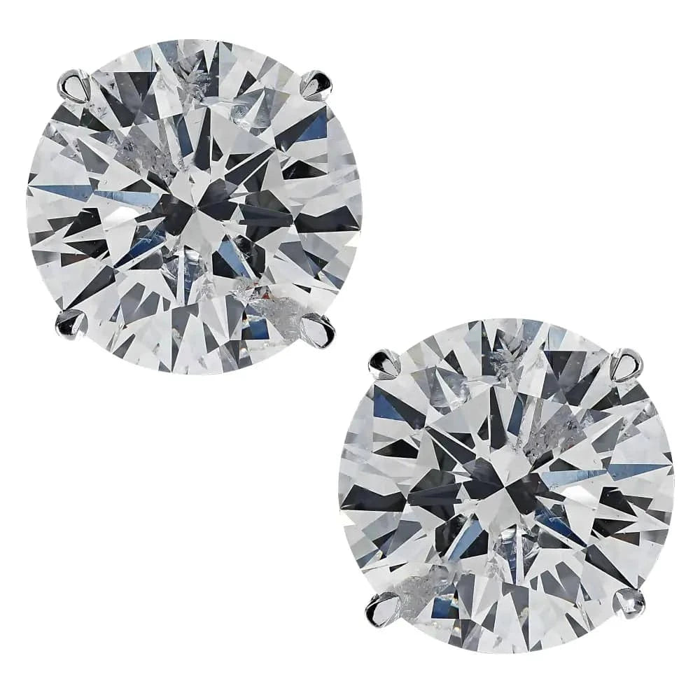 Vivid Diamonds GIA Certified 2.53 Carat Diamond Stud Earrings -V42601 - Vivid Diamonds