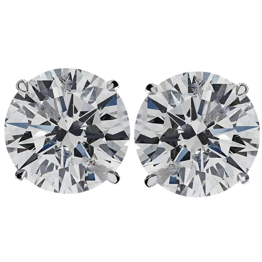 Vivid Diamonds GIA Certified 2.53 Carat Diamond Stud Earrings -V42601 - Vivid Diamonds