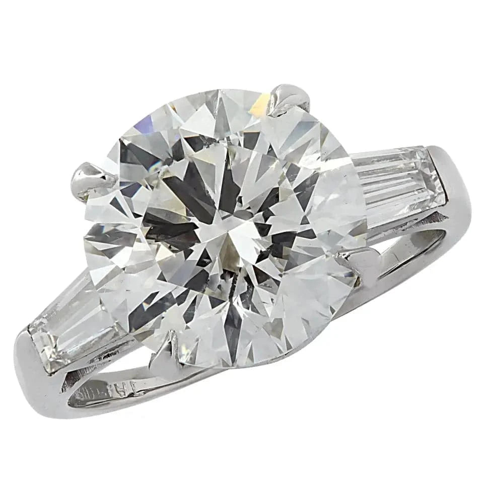 Vivid Diamonds GIA Certified 4.54 Carat Diamond Engagement Ring -V30012