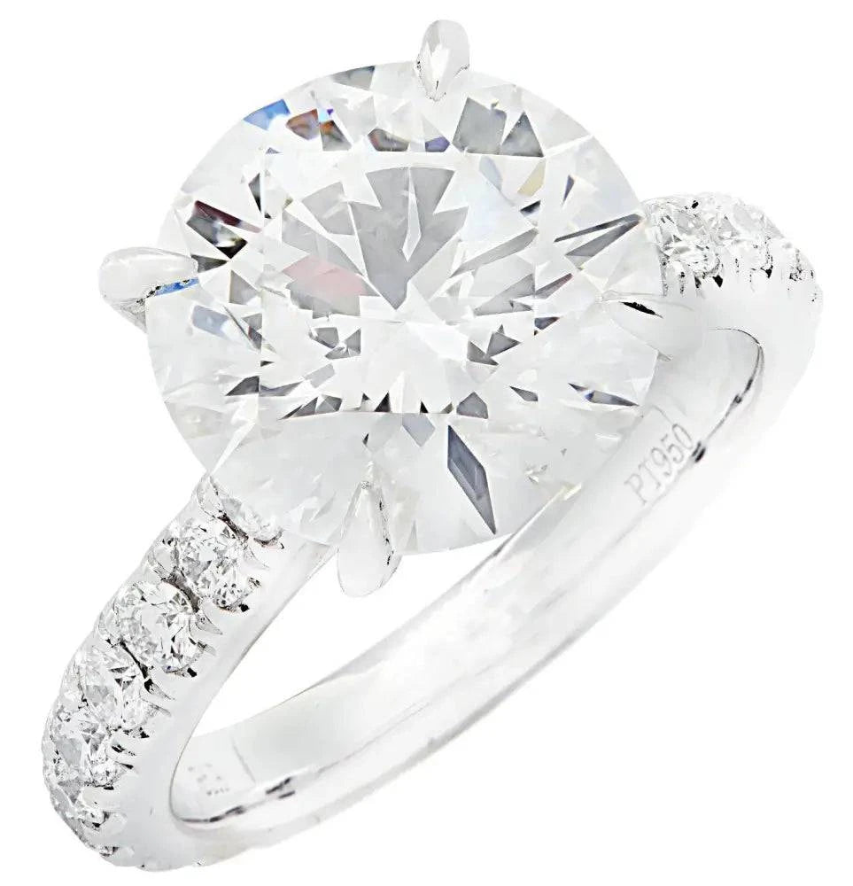 Vivid Diamonds GIA Certified 4.63 Carat Diamond Engagement Ring - V46246